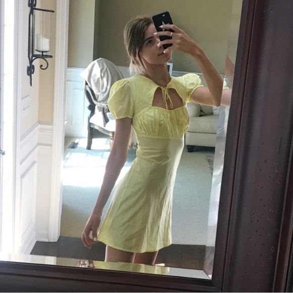 New Urban Outfitters Yellow Dress - Picture 4 of 4